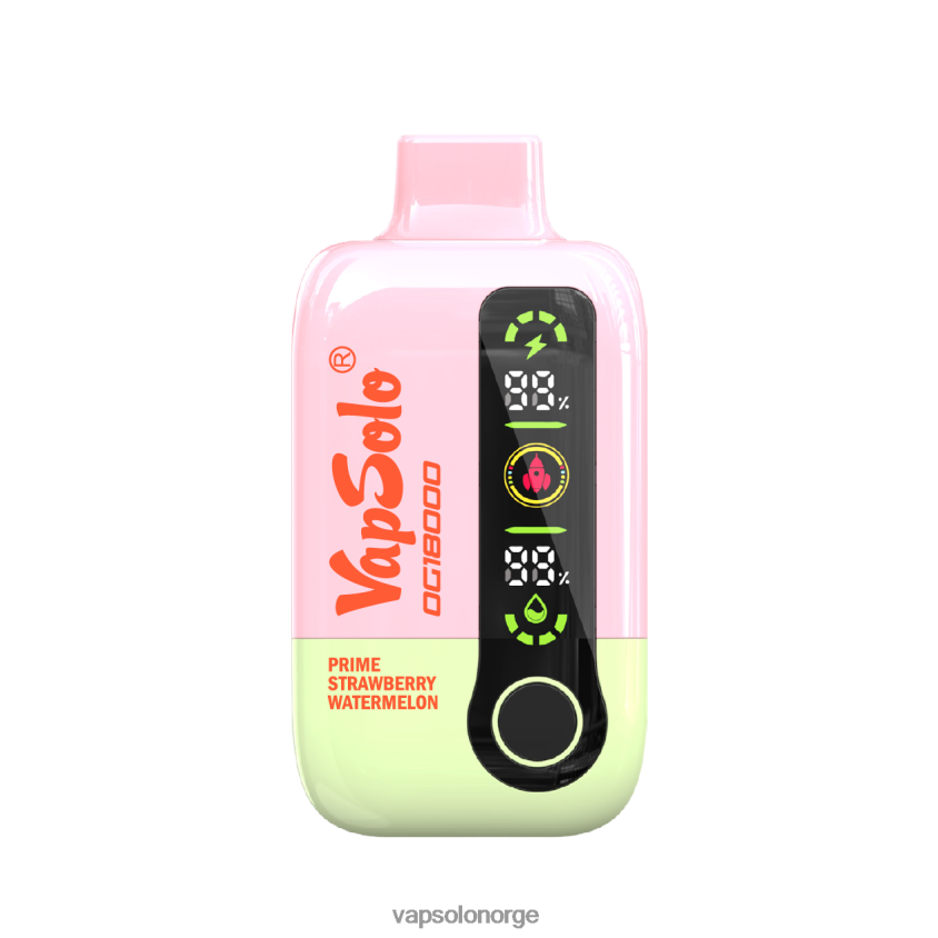VapSolo Nikotin - VapSolo DG18000 engangs vape D6D2ZT54 førsteklasses jordbærvannmelon