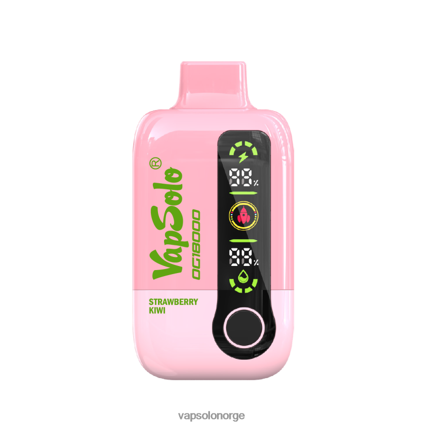 VapSolo Nikotin - VapSolo DG18000 engangs vape D6D2ZT57 jordbær kiwi