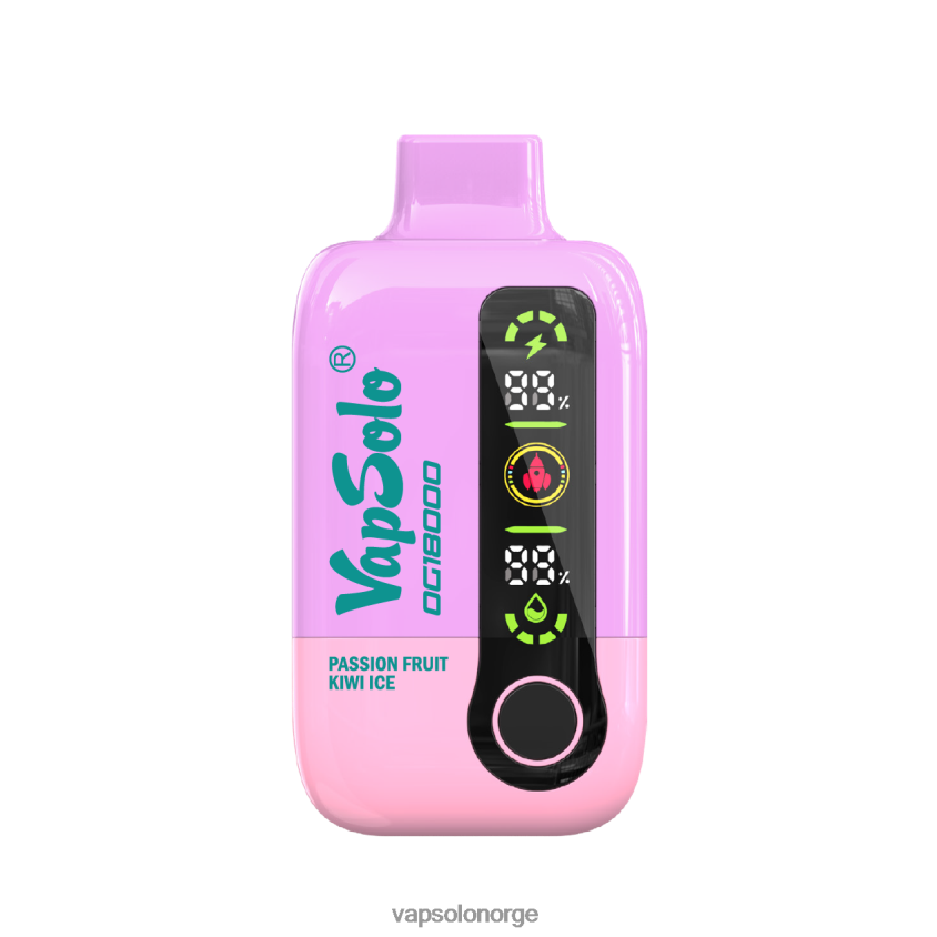 VapSolo Norge - VapSolo DG18000 engangs vape D6D2ZT52 pasjonsfrukt kiwi is