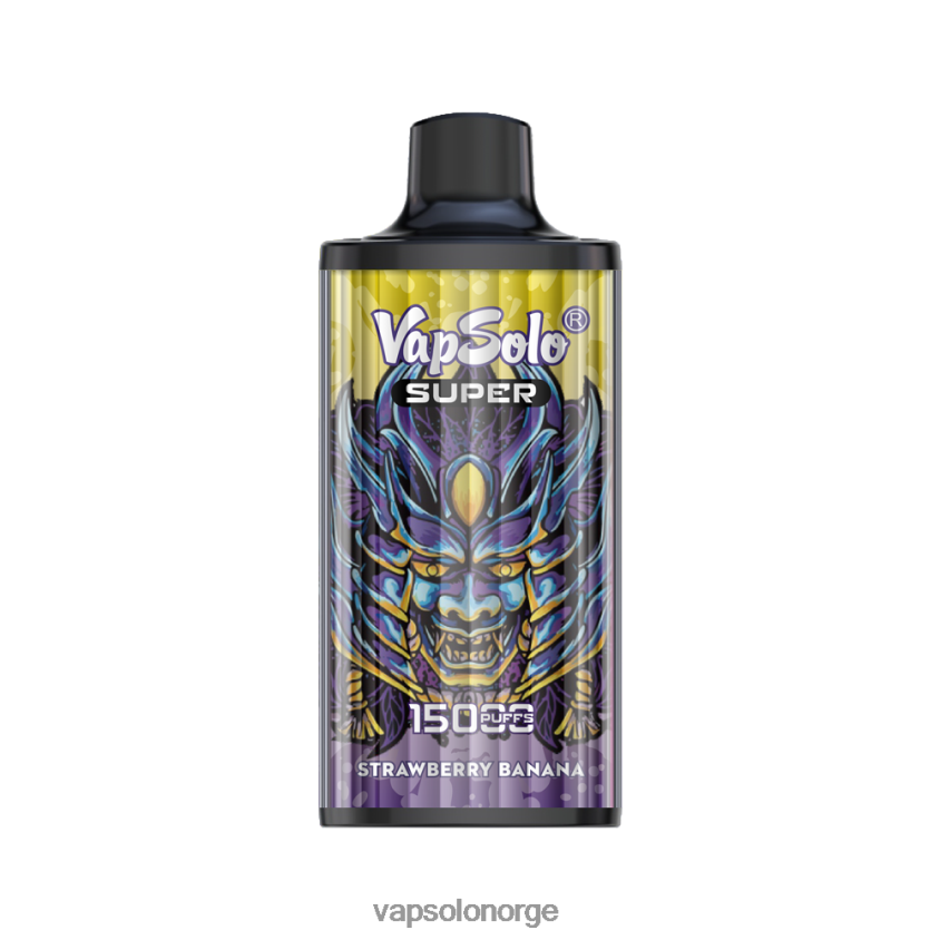 VapSolo Norge - VapSolo SUPER engangs vape D6D2ZT22 jordbær banan