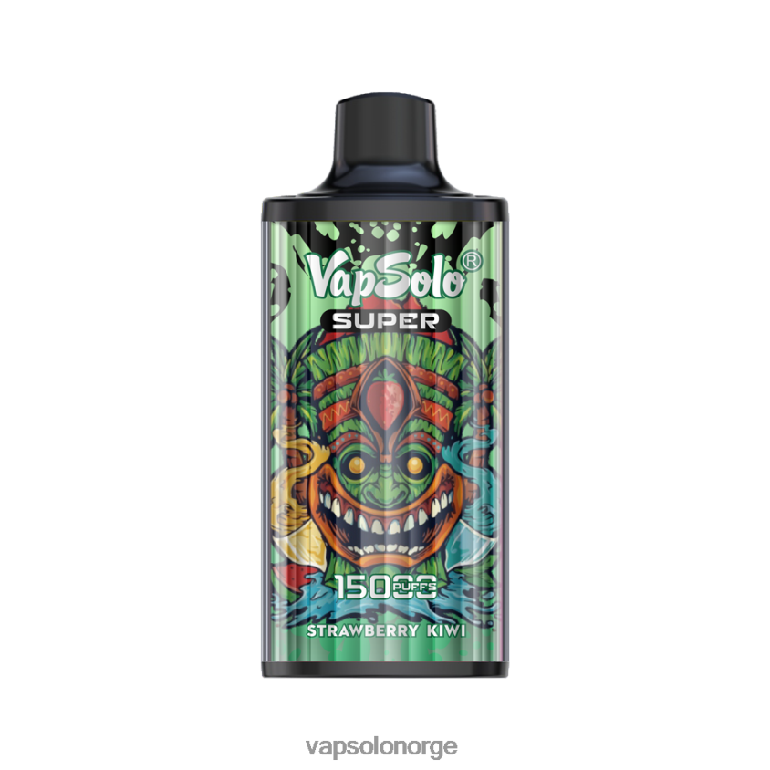 VapSolo Oslo - VapSolo SUPER engangs vape D6D2ZT23 jordbær kiwi