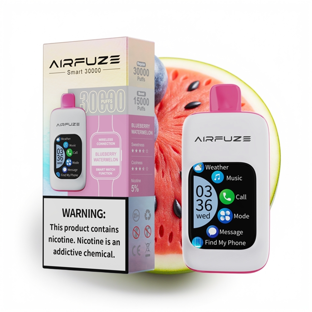 AirFuze Smart 30000 Blåbær Vannmelon Type-C