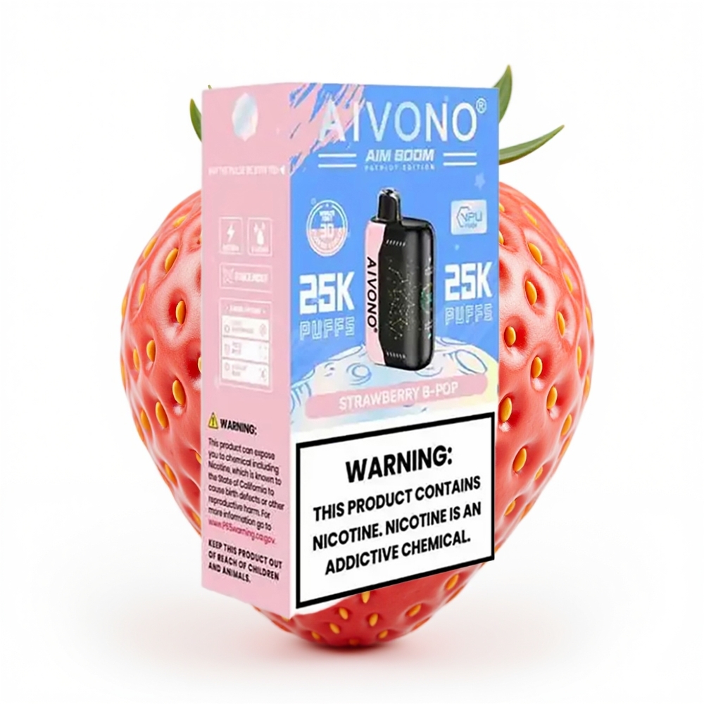 Aivono Aim Boom 25000 Jordbær B Pop Type-C