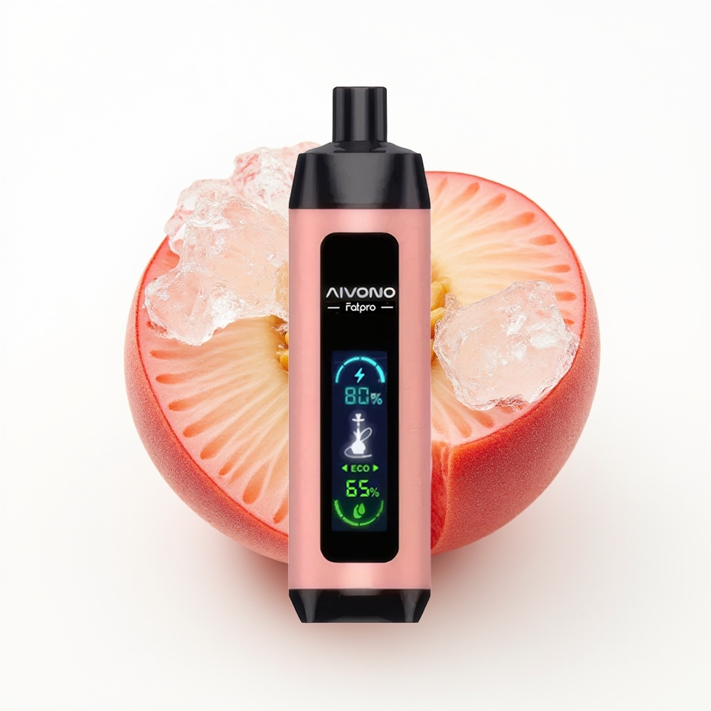 Aivono Aim Fatpro 22000 Fersken Is med 10 Smaker