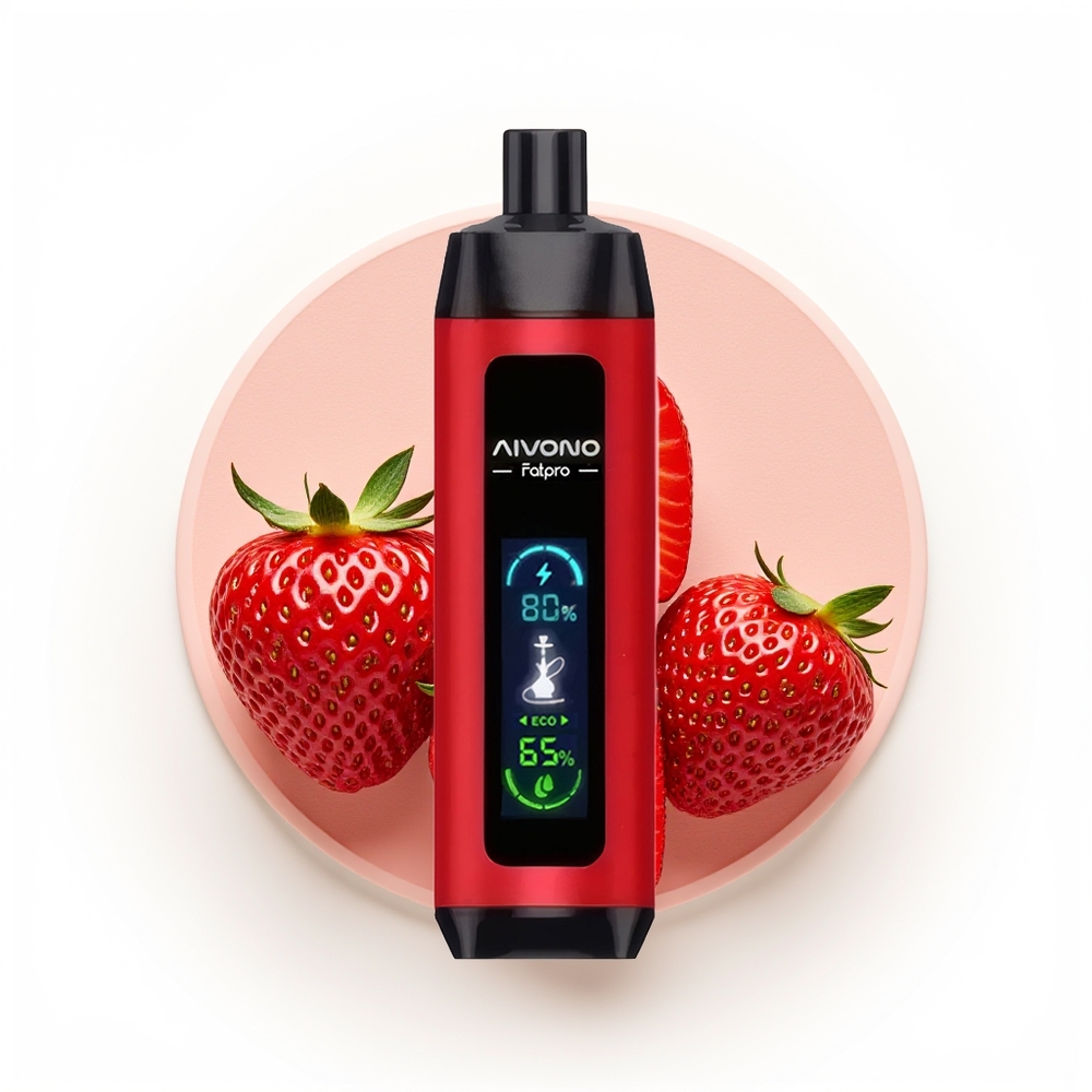 Aivono Aim Fatpro 22000 Jordbær Punch med 28ml E-væske