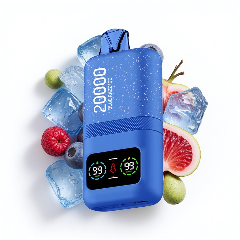 Aivono Aim Magic 20000 Blå Bringebær Is med Dual Mesh Coils