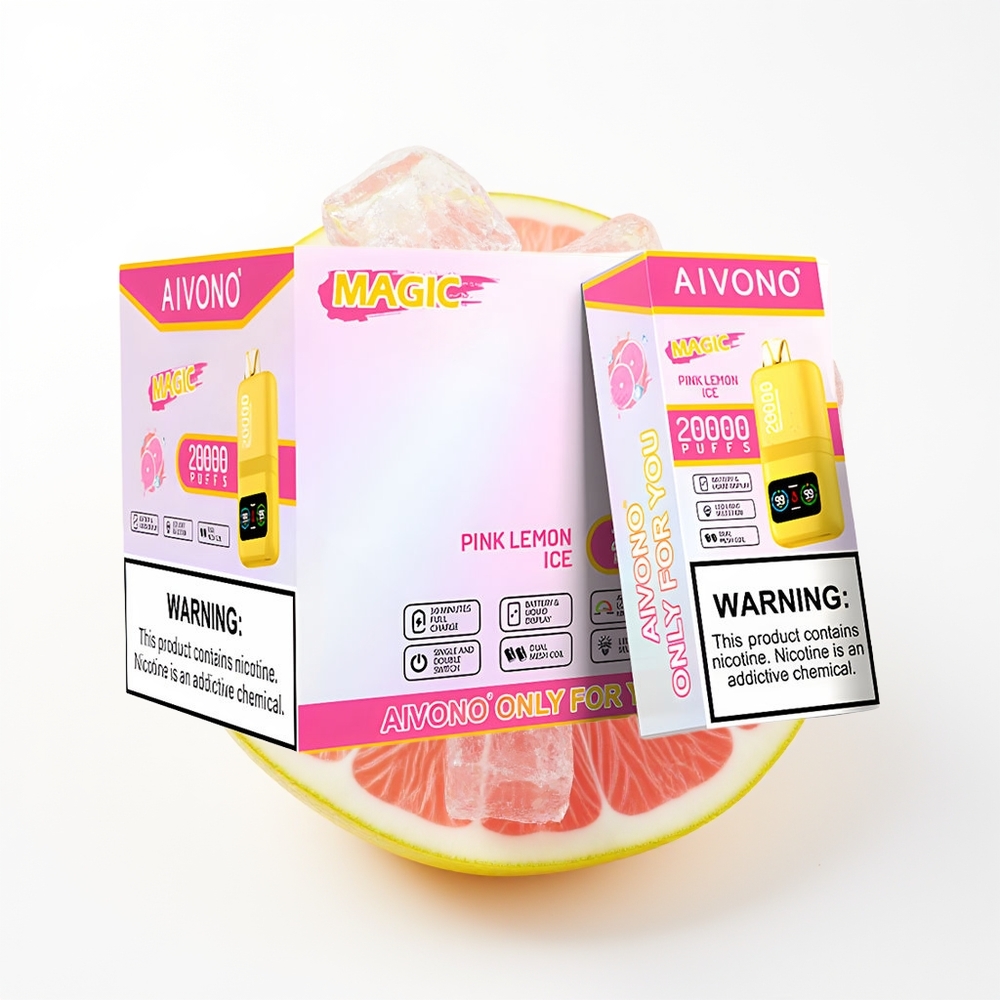 Aivono Aim Magic 20000 Rosa Sitron Is med Dual Mesh Spoler