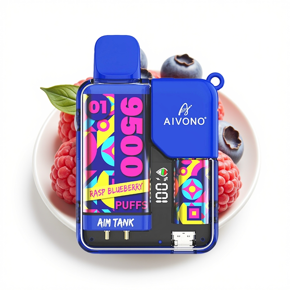 Aivono Aim Tank 9500 Blåbringebær LCD