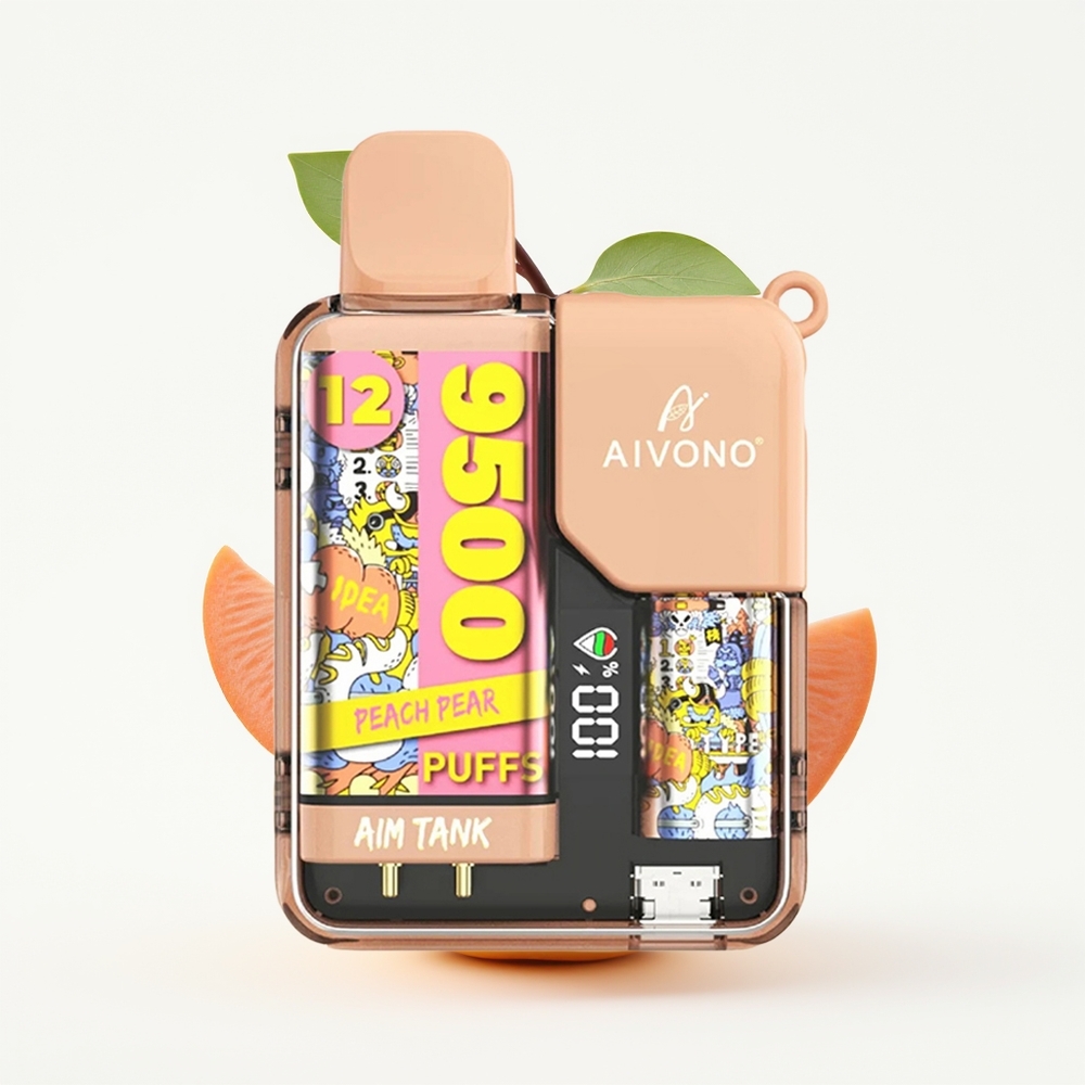 Aivono Aim Tank 9500 Fersken Pære 650mAh