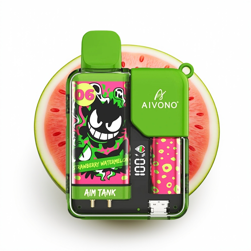 Aivono Aim Tank 9500 Jordbær Vannmelon 18ml