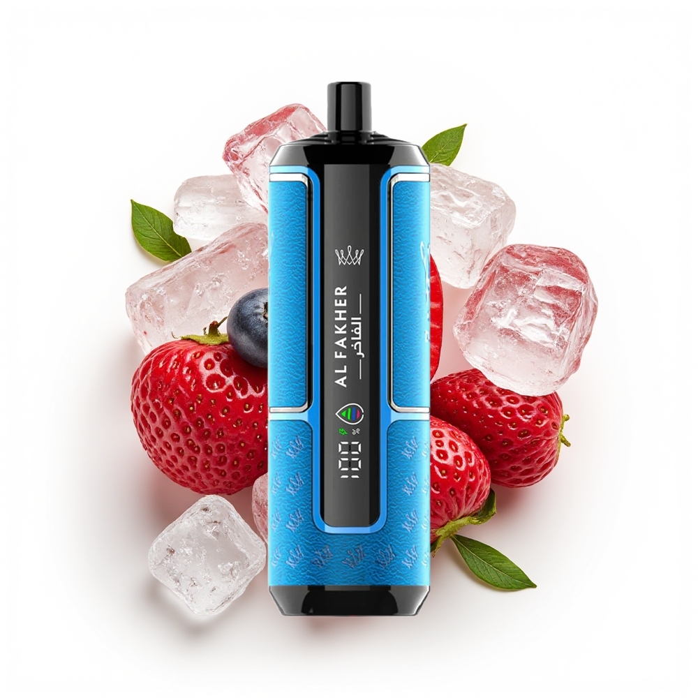 Al Fakher Crown Bar 15K Hypermax Bær Is Portabel