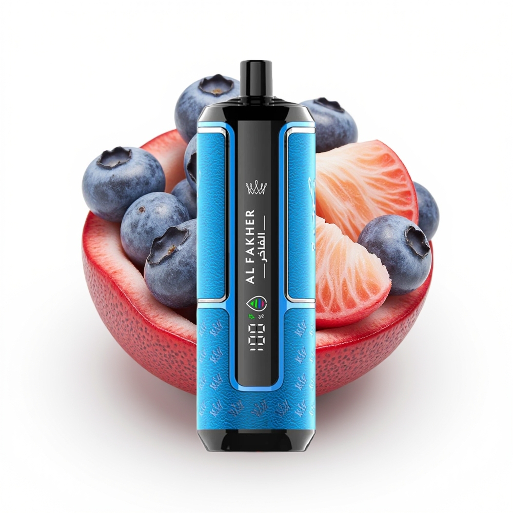 Al Fakher Crown Bar 15K Hypermax Blåbærtygge 22ml