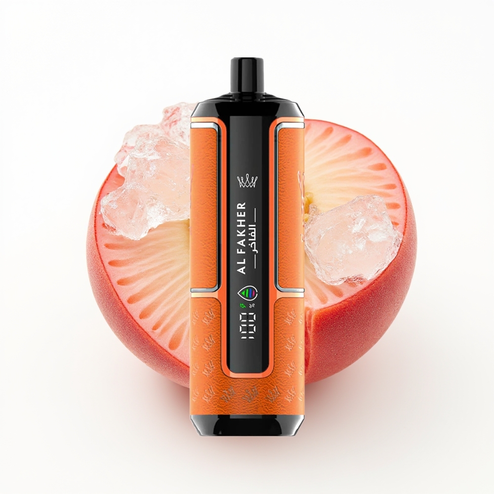 Al Fakher Crown Bar 15K Hypermax Fersken Is 22ml