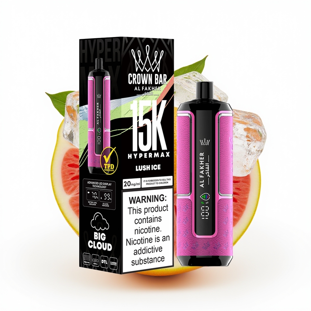 Al Fakher Crown Bar 15K Hypermax Frisk Is Type-C
