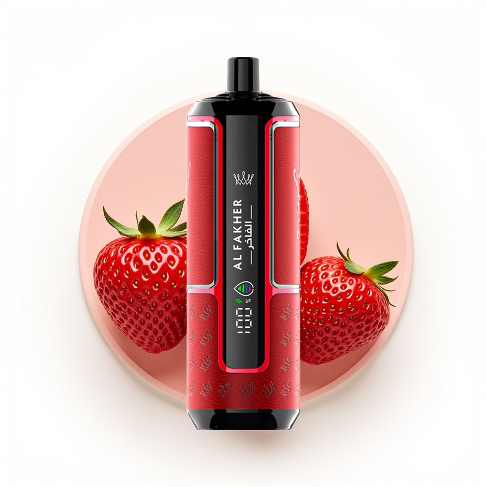 Al Fakher Crown Bar 15K Hypermax Jordbær Punch 22ml