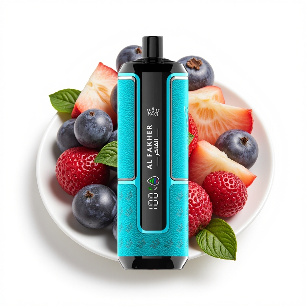 Al Fakher Crown Bar 15K Hypermax Solbærmynte Hyperkompakt