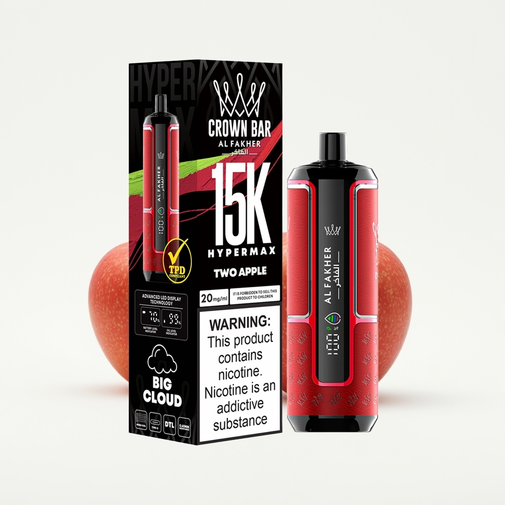 Al Fakher Crown Bar 15K Hypermax To Epler Type-C Ultra