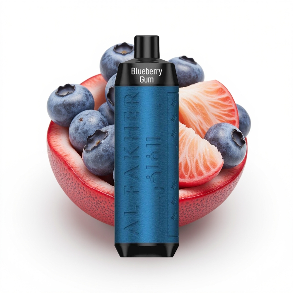 Al Fakher Crown Bar 8000 Crystal Blåbærtugg med Type-C-lading