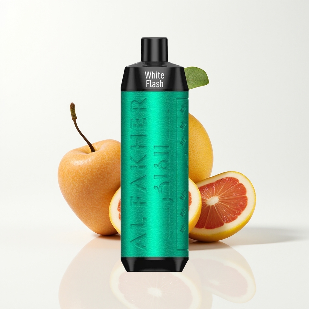 Al Fakher Crown Bar 8000 Crystal Hvit Blits Type-C Lading