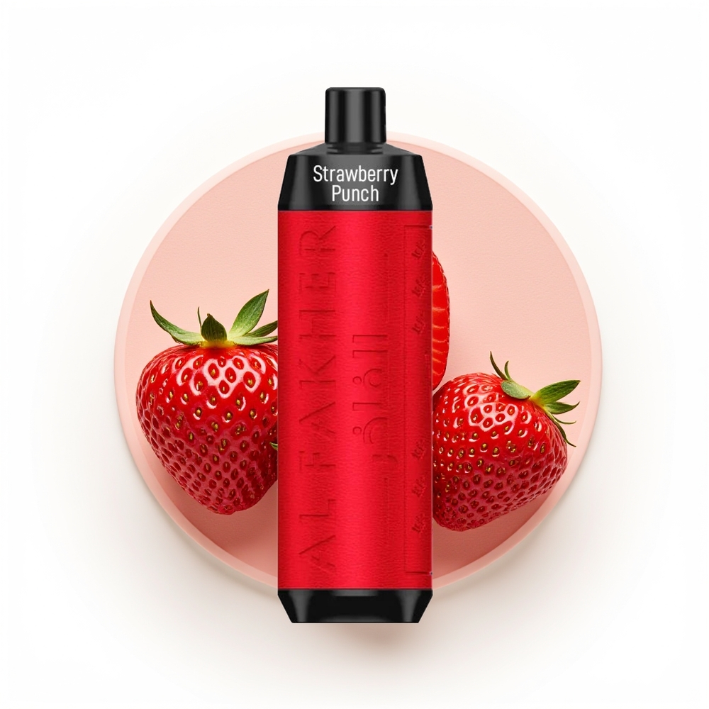 Al Fakher Crown Bar 8000 Crystal Jordbær Punch 600mAh