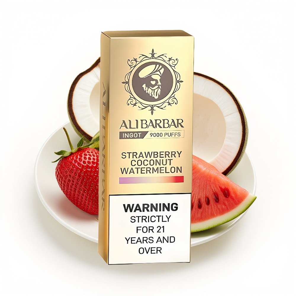 Alibarbar Ingot 9000 Jordbær Kokos Vannmelon 2350mAh