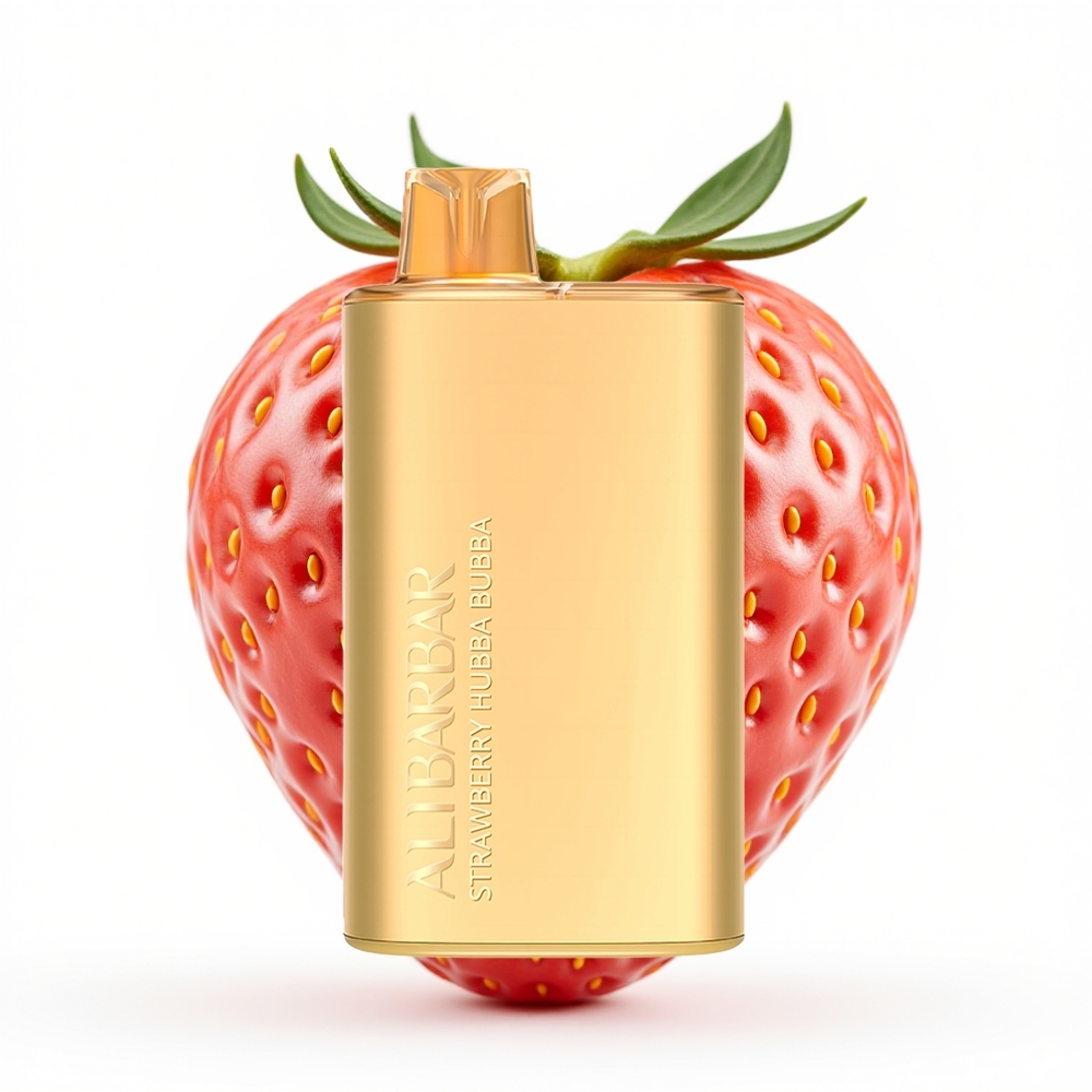 Alibarbar Rich 8000 Jordbær Hubba Bubba 2000 mAh