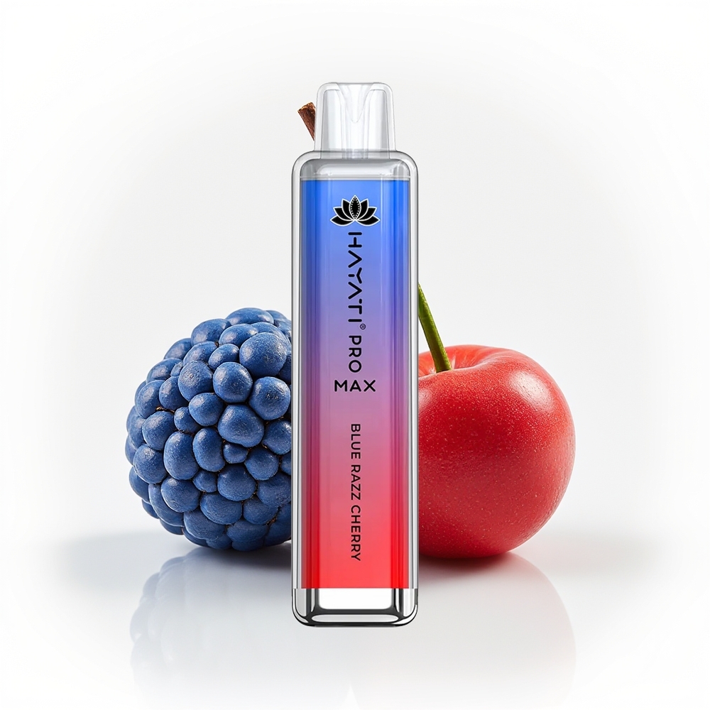 Hayati Pro Max 4000 Blå Bringebær Kirsebær 1400mAh