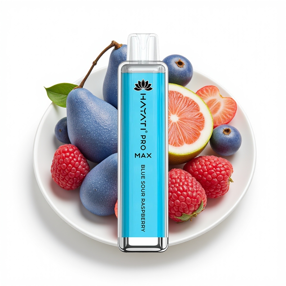 Hayati Pro Max 4000 Blå Sur Bringebær med 1400mAh Batteri