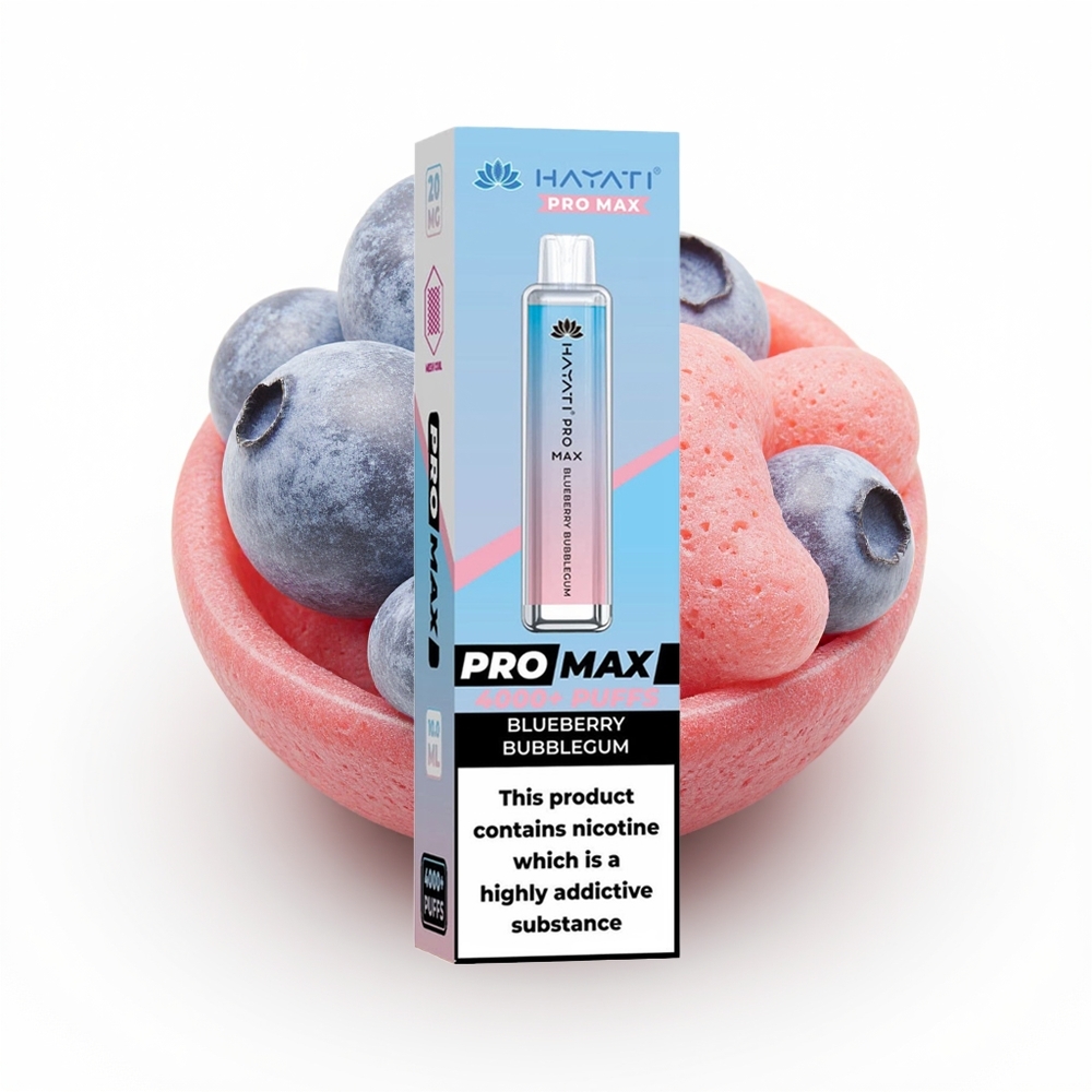 Hayati Pro Max 4000 Blåbærbobletygge med LED-lys