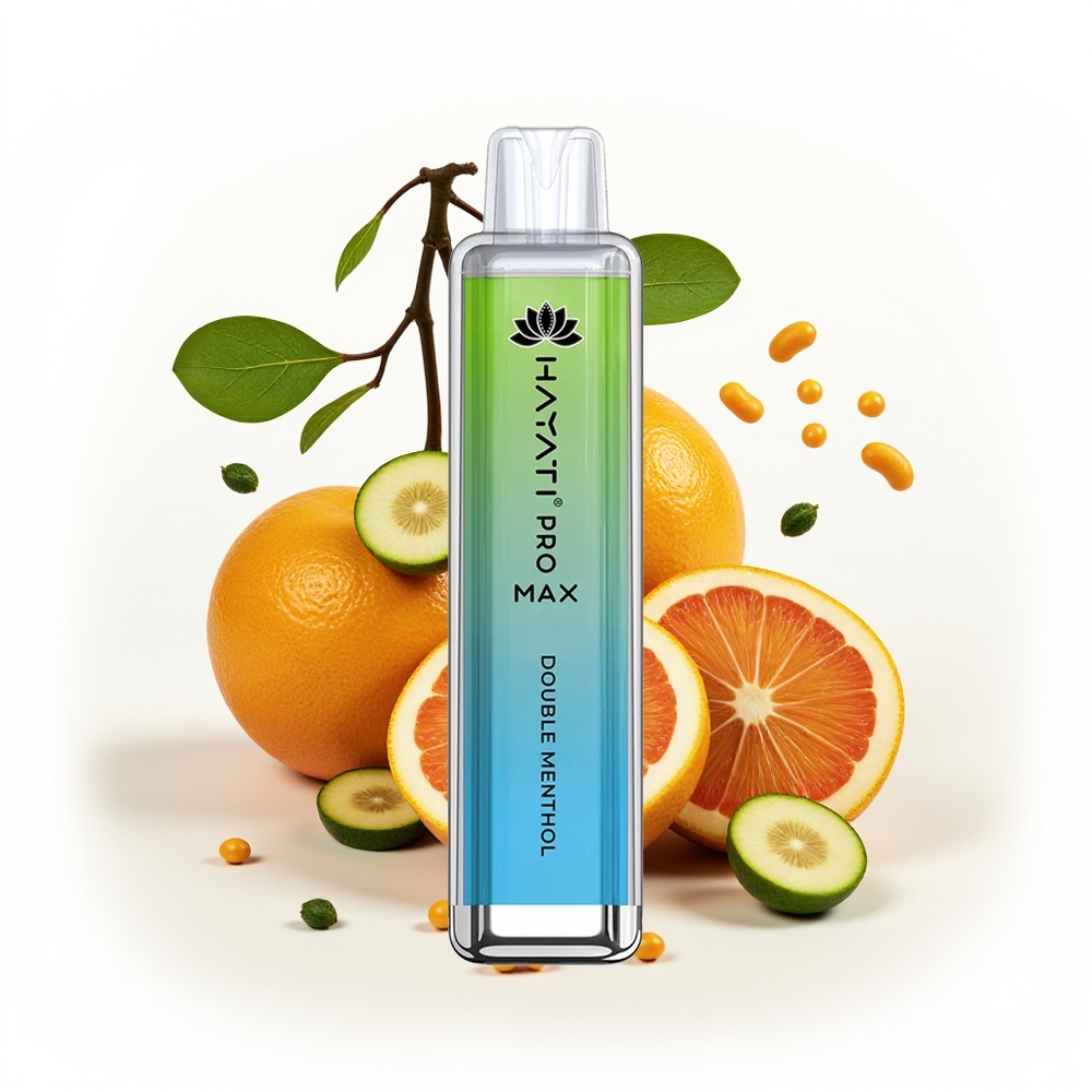 Hayati Pro Max 4000 Dobbelt Menthol Med Lys