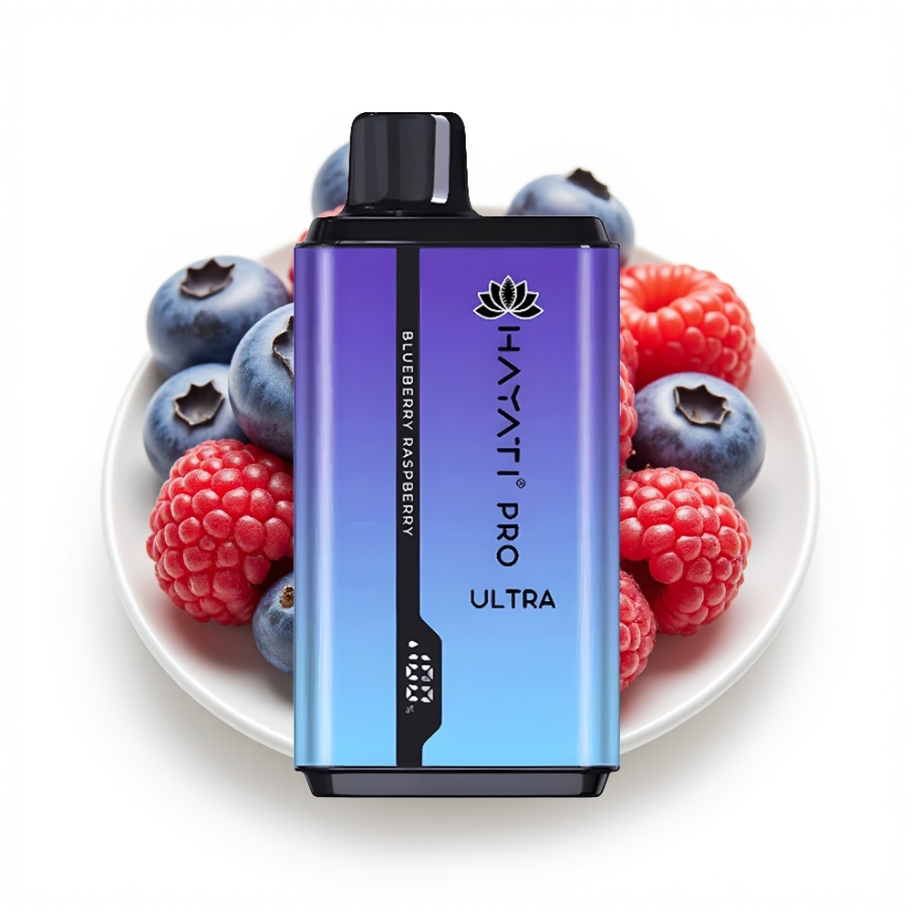 Hayati Pro Ultra 15000 Blåbær Bringebær 49 Smaker