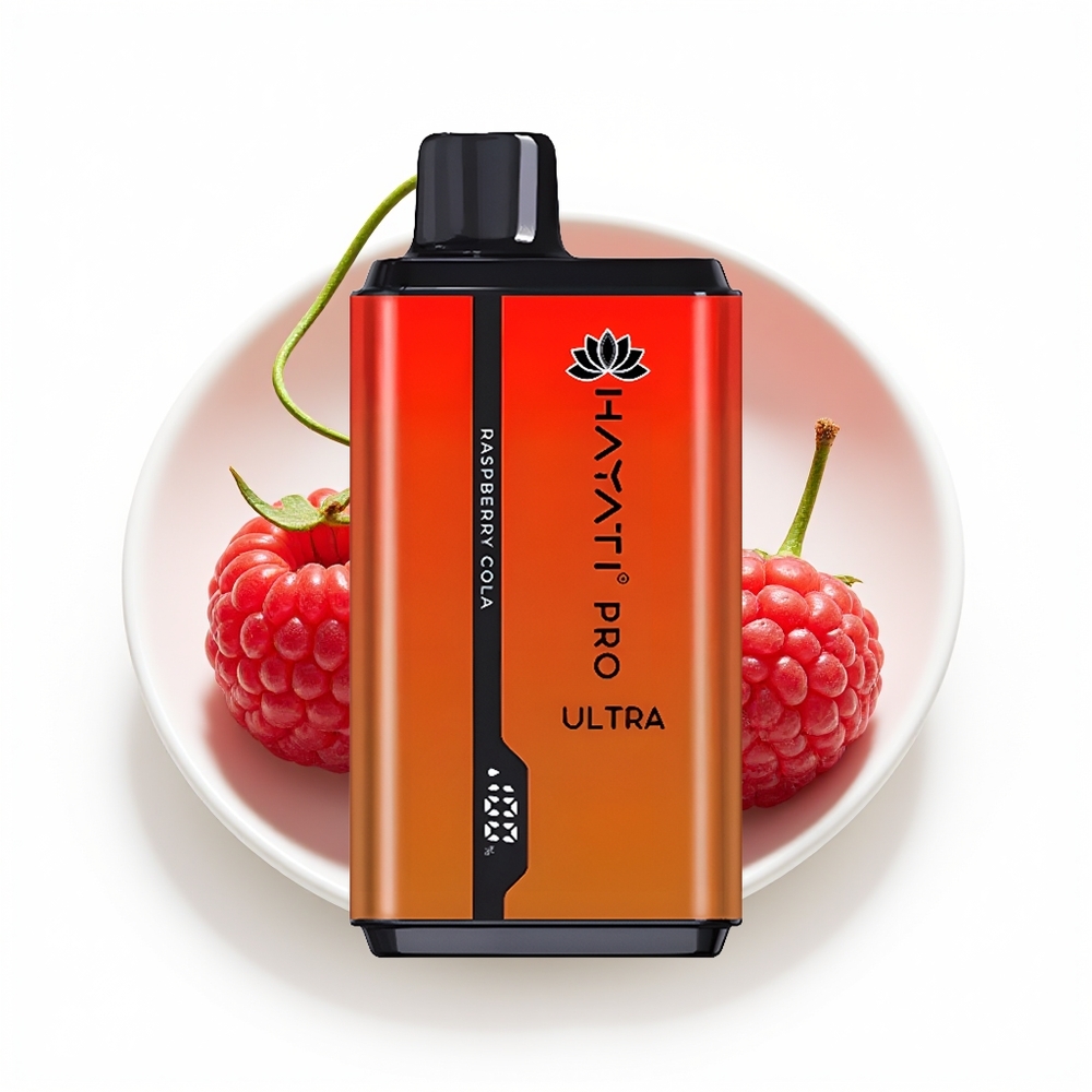 Hayati Pro Ultra 15000 Bringebær Cola 2%