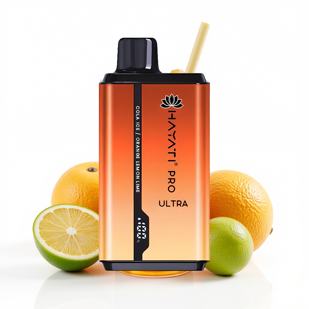 Hayati Pro Ultra 15000 Cola Is Appelsin Sitron & Lime 49 Smaker