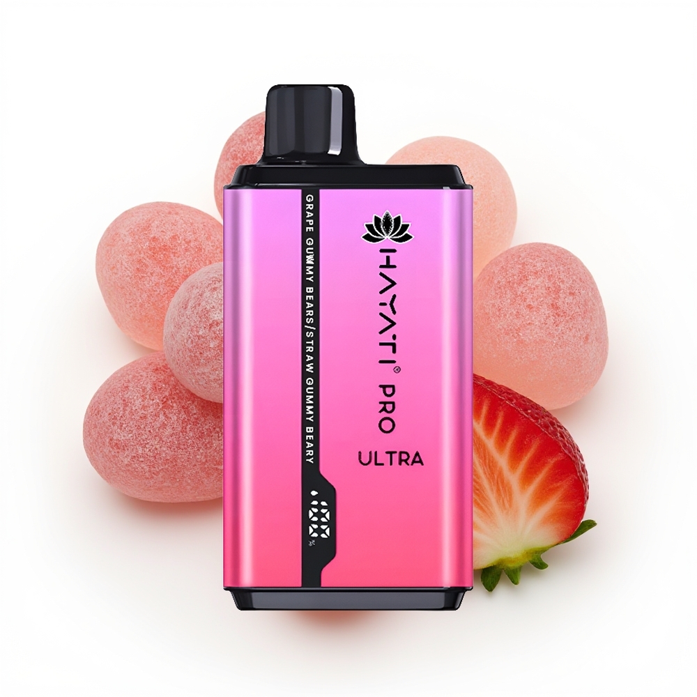 Hayati Pro Ultra 15000 Drue Gummy Bjørn Jordbær Gummy Bjørn 49 Smaker