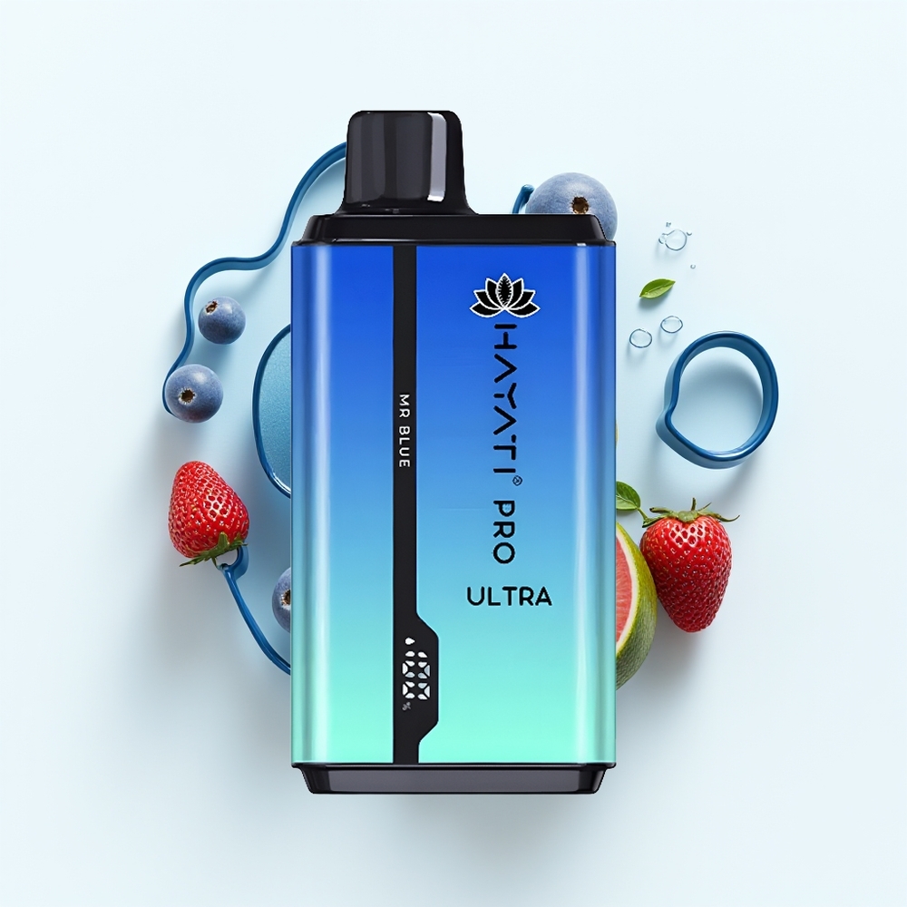 Hayati Pro Ultra 15000 Herr Blå 49 Smaker