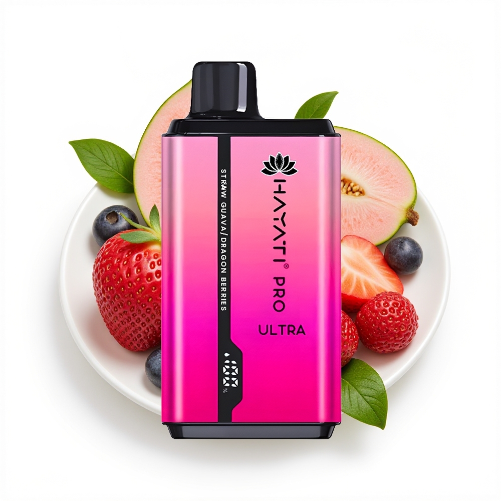 Hayati Pro Ultra 15000 Jordbær Guava Dragebær 850mAh