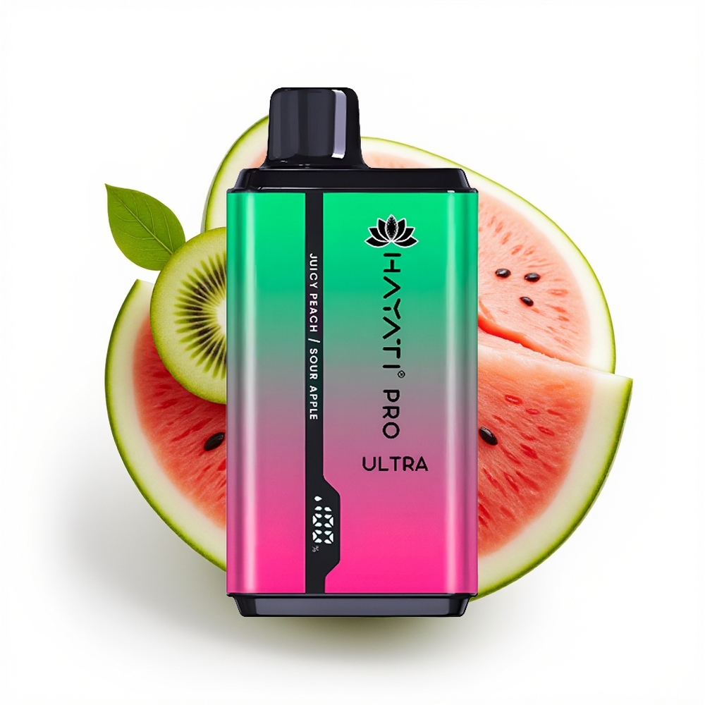Hayati Pro Ultra 15000 Vannmelon Kiwi Pasjonsfrukt 850mAh