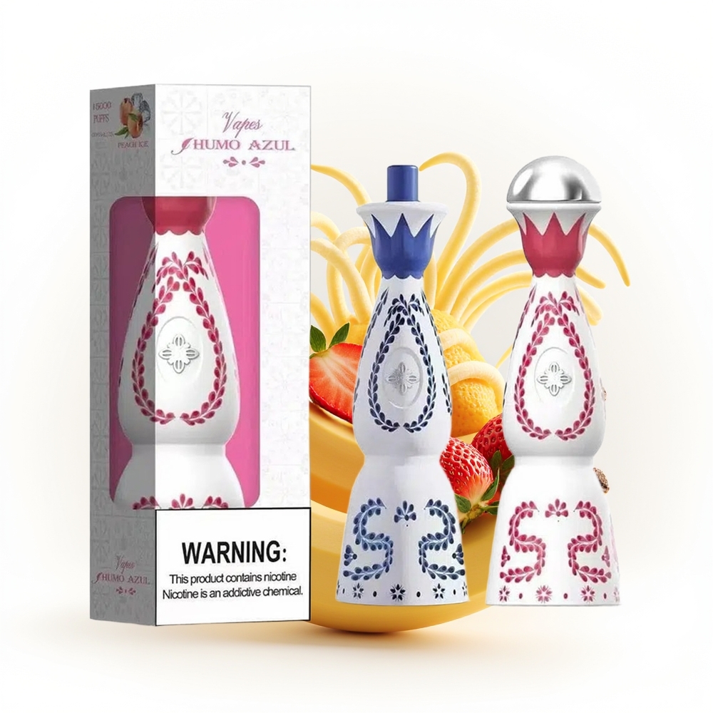 Humo Azul 15000 Jordbær Banan Dragefrukt 20mL Mesh Coil