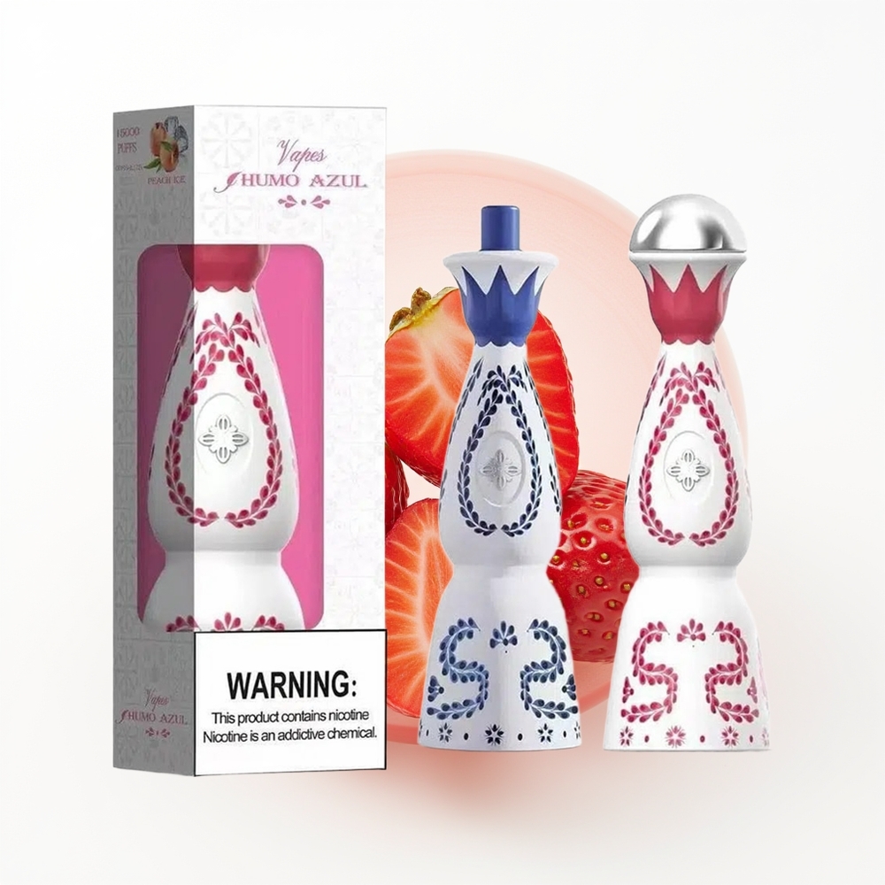 Humo Azul 15000 Jordbær Boblegum 15000 Pust
