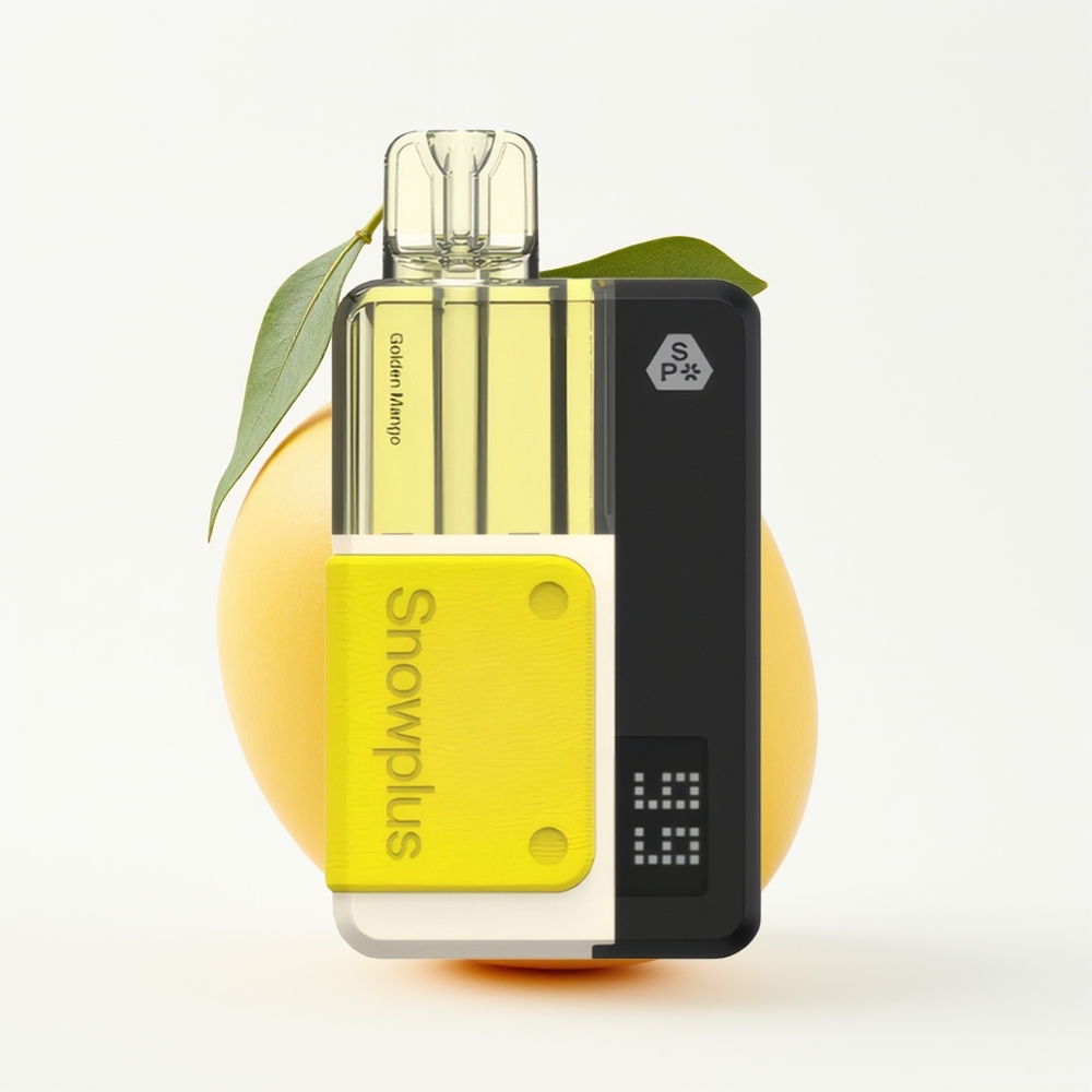 Snowplus Swift 15000 Puffs Pod Kit Gullmango Dual Mesh 10ml Gjenbrukbar