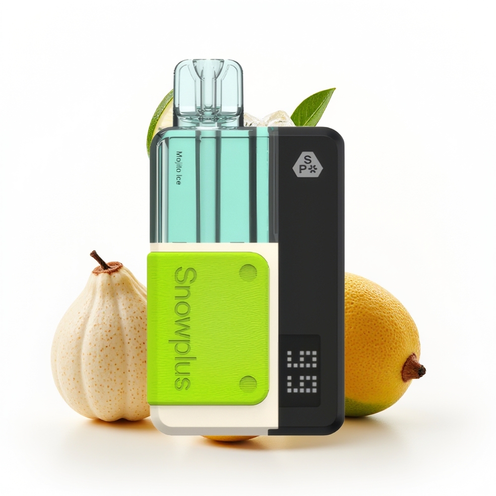 Snowplus Swift 15000 Puffs Pod Kit Mojito Is med Gjenbrukbar Batteri og 2+10ml Påfyllingssett
