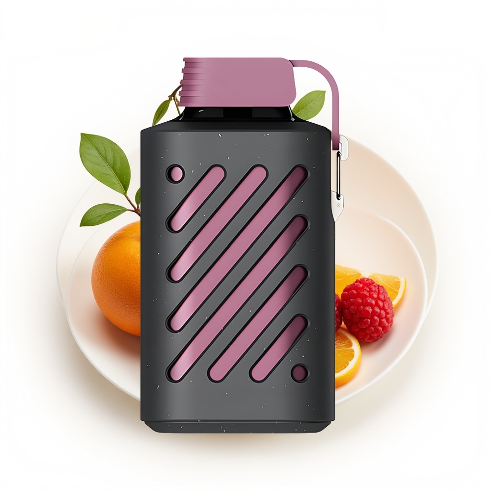 VOZOL GEAR 10000 Passionsfrukt Bringebær Mandarin med Mesh Coil