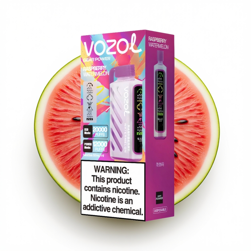 VOZOL Gear Power 20000 Bringebær Vannmelon Dual Mesh Spole