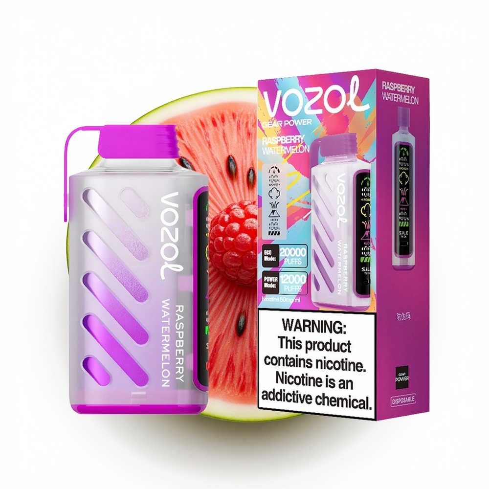 VOZOL Gear Power 20000 Bringebær Vannmelon Dual Mesh Spole
