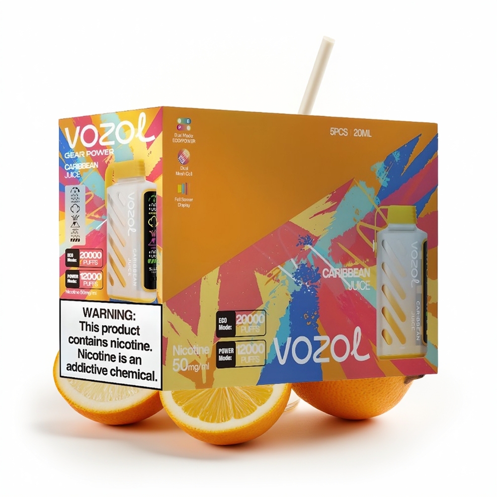 VOZOL Gear Power 20000 Karibisk Juice Dual Mesh Coil