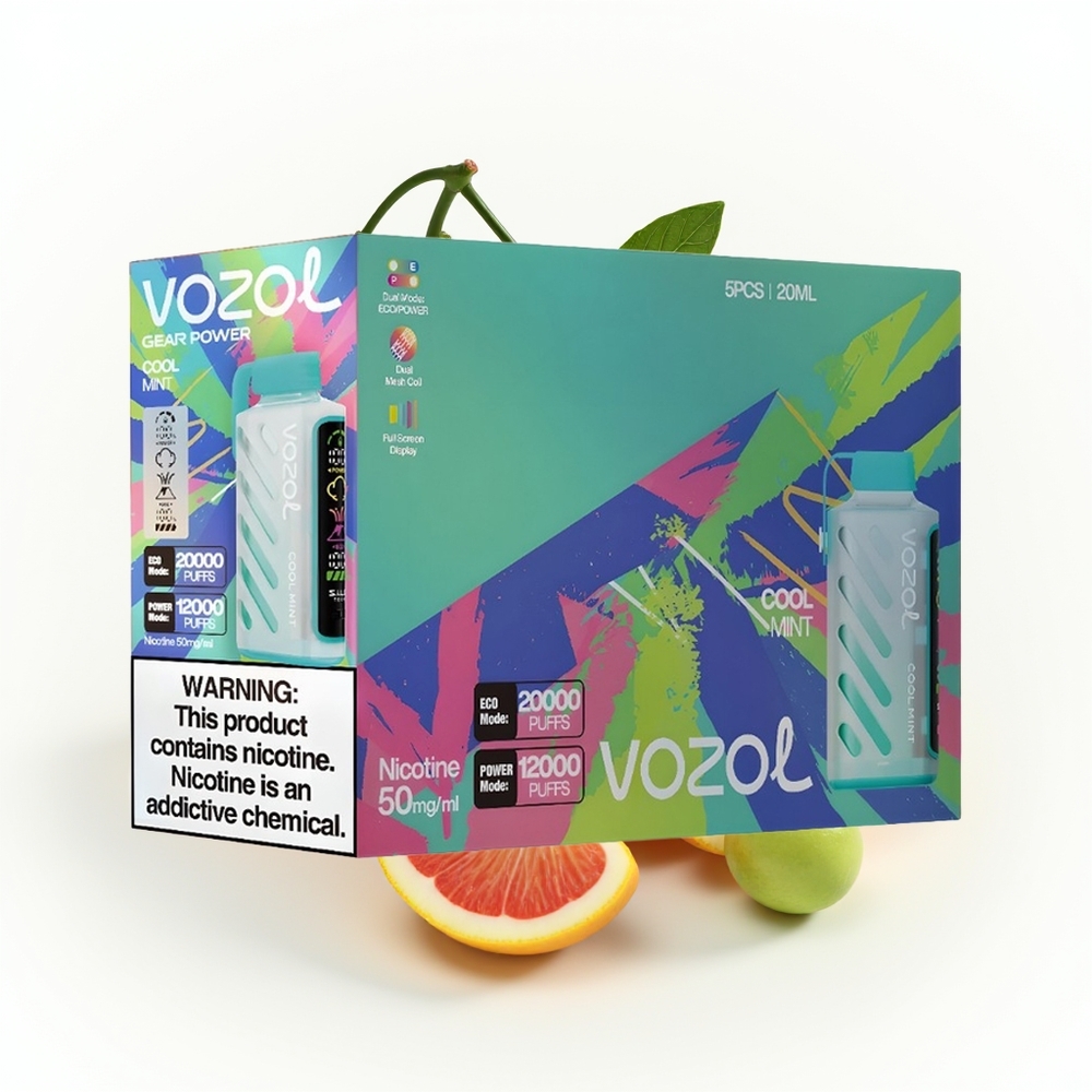 VOZOL Gear Power 20000 Kjølig Mynte Dual Mesh Coil