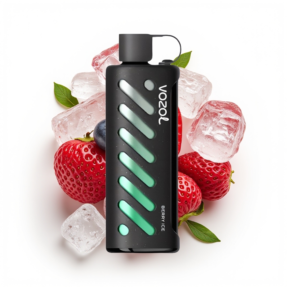 VOZOL Gear Shisha 25000 Bæris (Is) med 30 Smaker