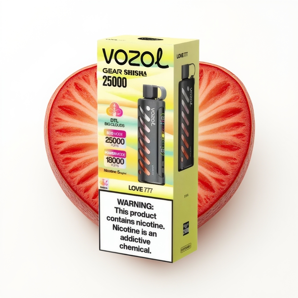 VOZOL Gear Shisha 25000 Kjærlighet 777 Dual Mesh
