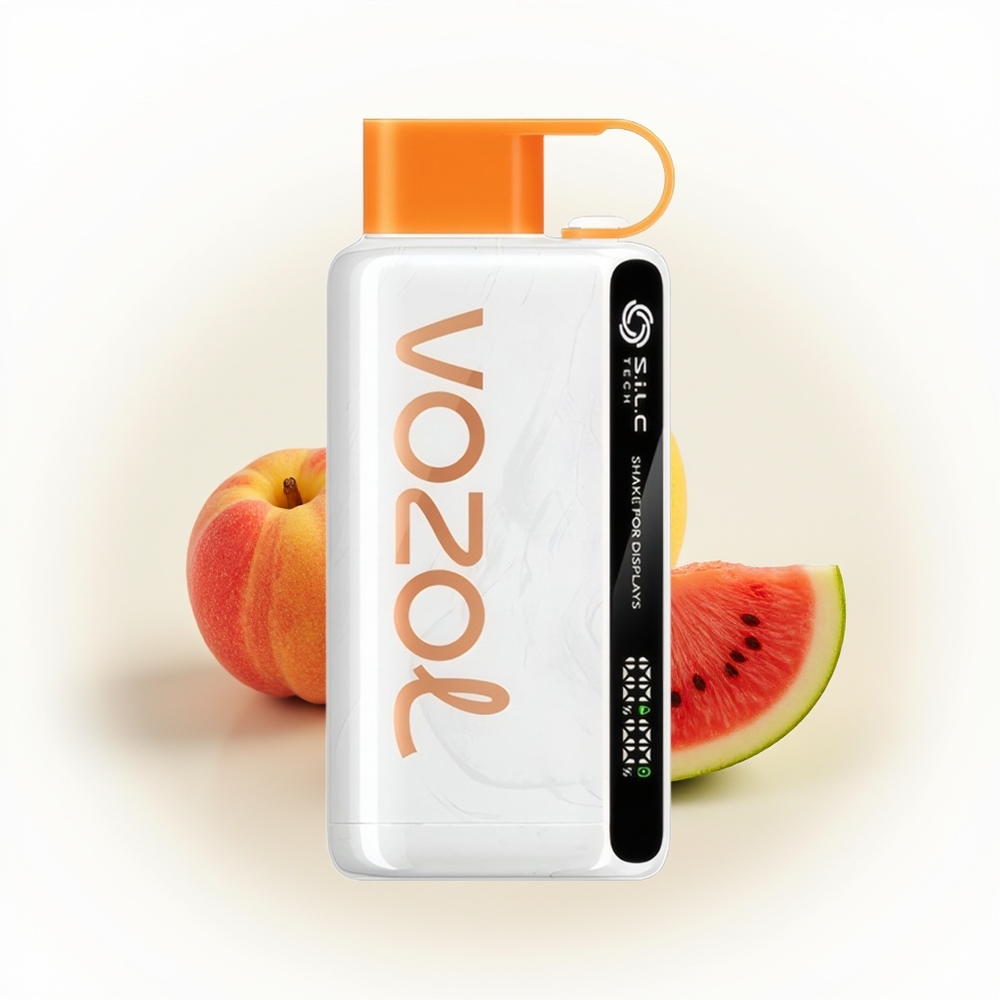 VOZOL STAR 9000/12000 Fersken Mango Vannmelon Rist for Visning